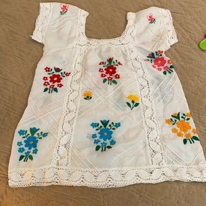 Mexican embroidered tunic